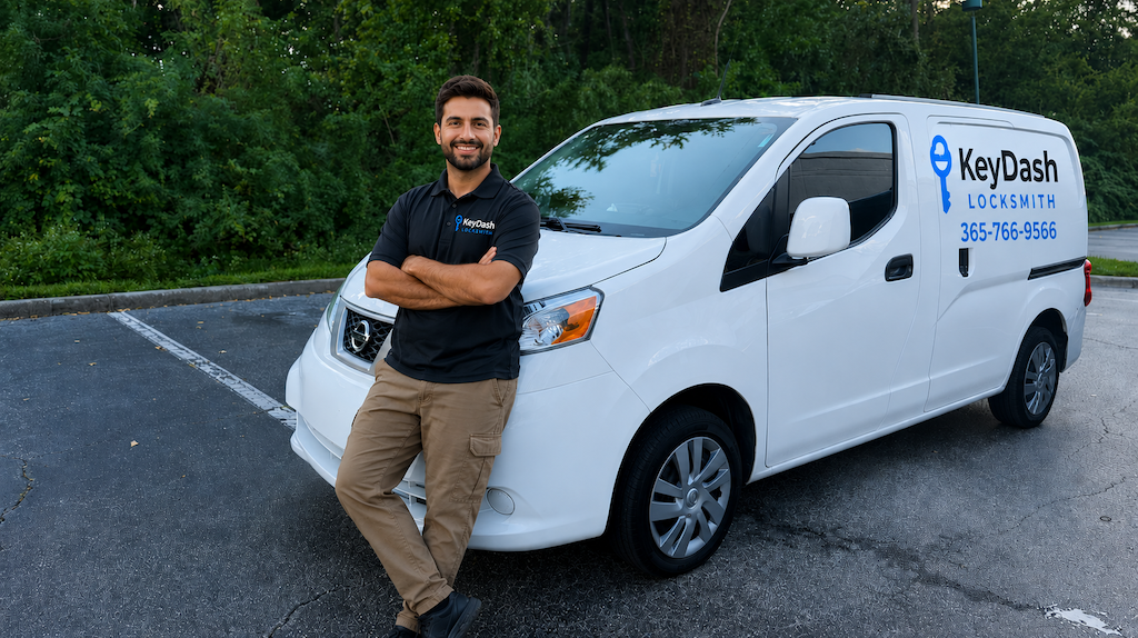 KeyDash Locksmith Van and Technician