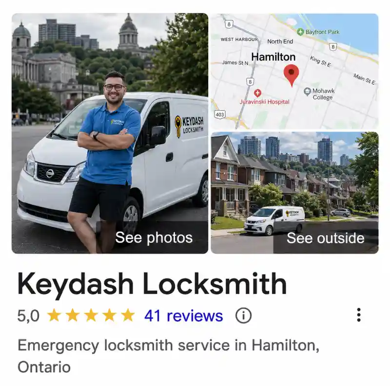 KeyDash Locksmith Google Business Profile
